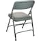 Flash Furniture Advantage Grey Padded Metal Folding Chair, Grey 1" Fabric Seat DPI903F-GG - alternate 7
